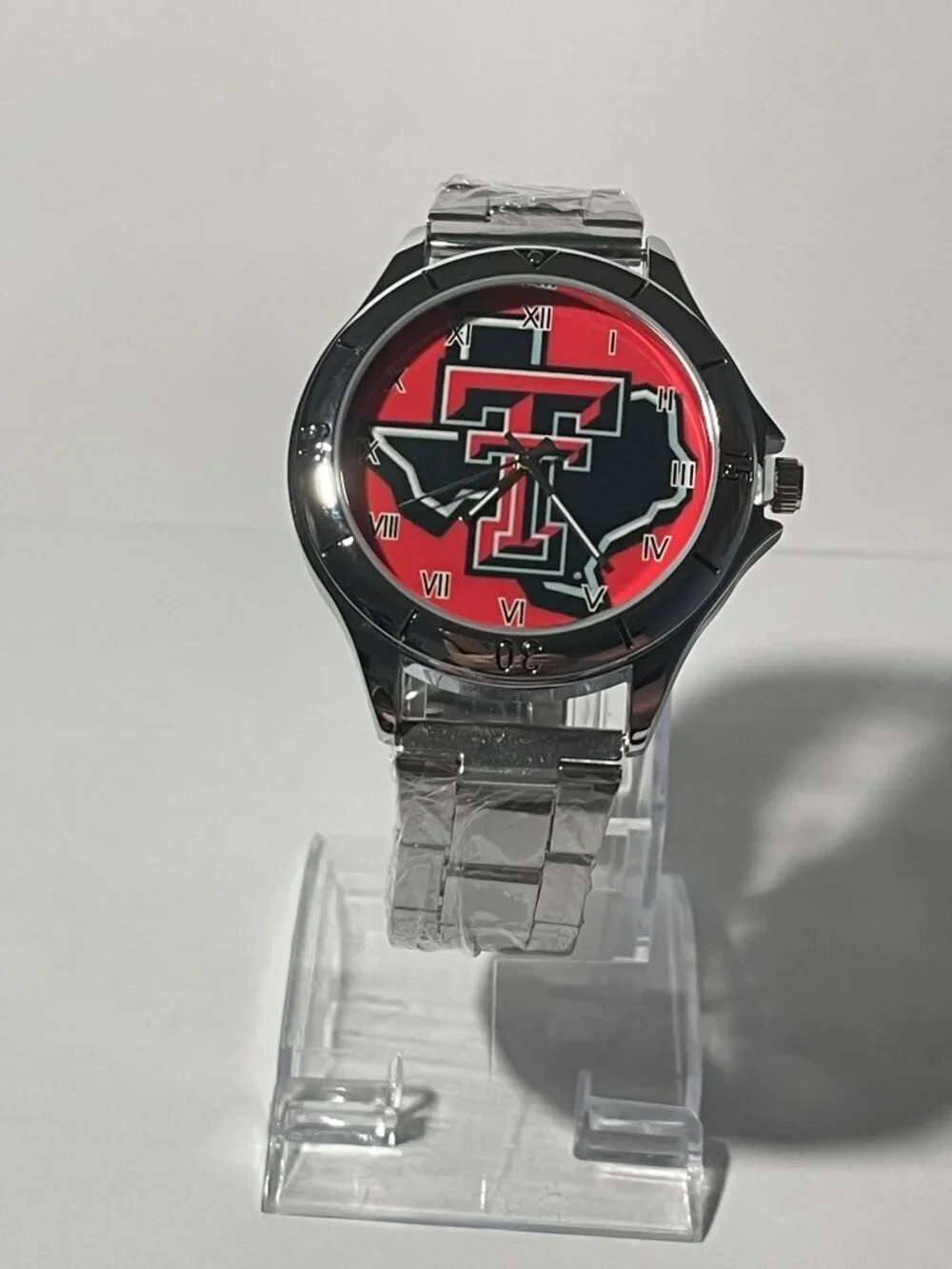 Texas Tech Red Raiders NCAA Stainless-Steel Men's Watch NEW